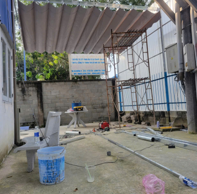 Mái xếp lượng sóng 01