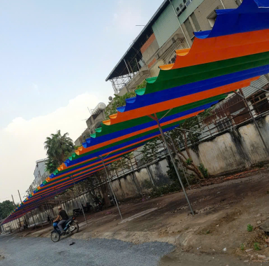 Mái Xếp Lượng sóng  Mẫu 02