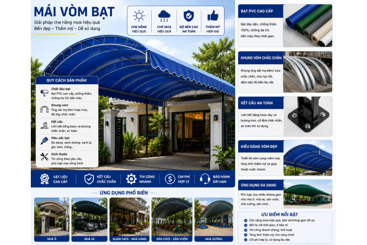 MÁI VÒM BẠT